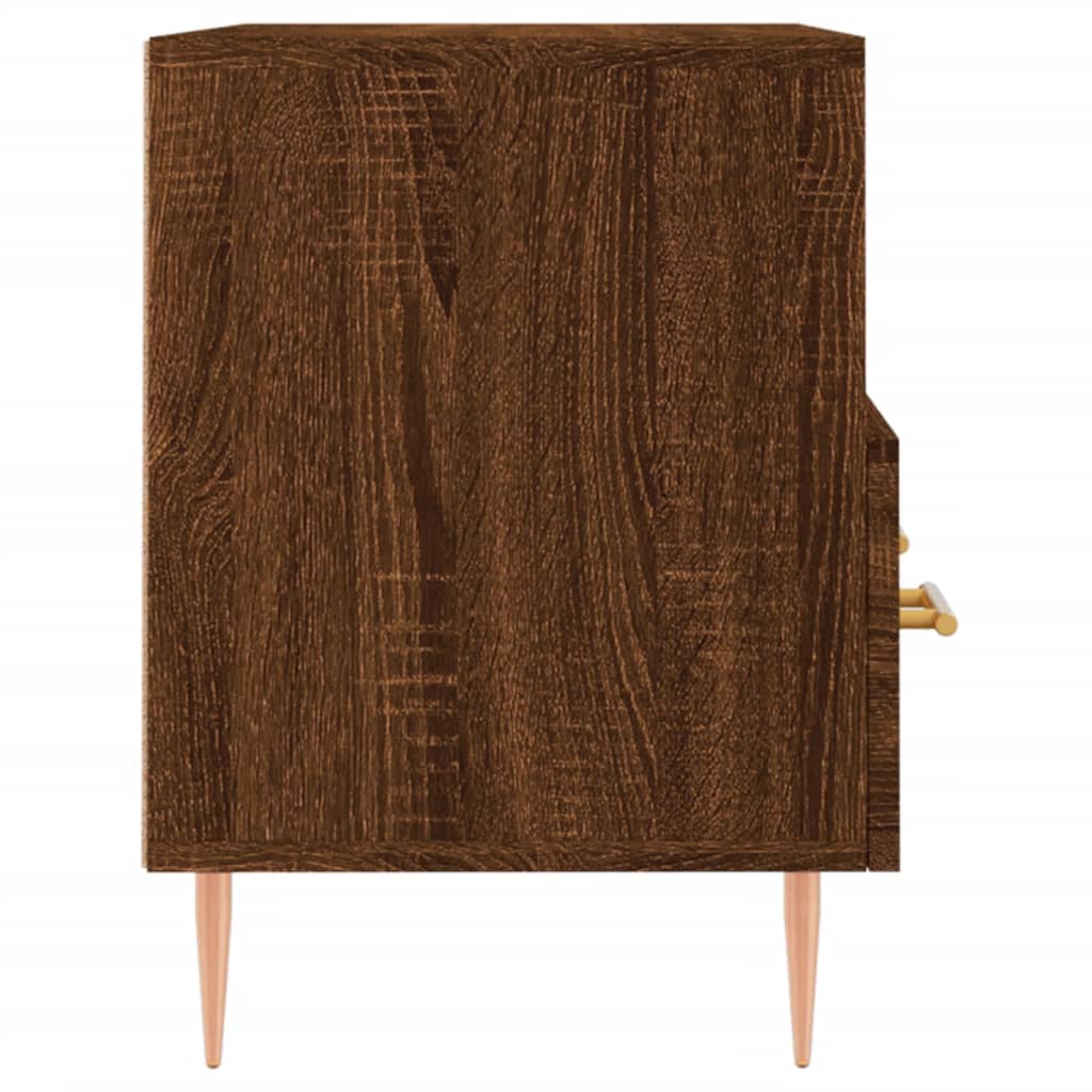 Meuble TV Chêne marron 80x36x50 cm Bois d'ingénierie Meubles TV vidaXL   