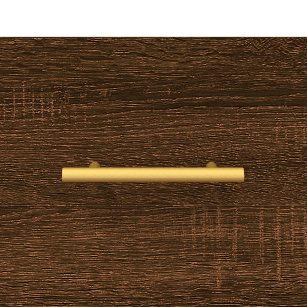 Meuble TV Chêne marron 80x36x50 cm Bois d'ingénierie Meubles TV vidaXL   