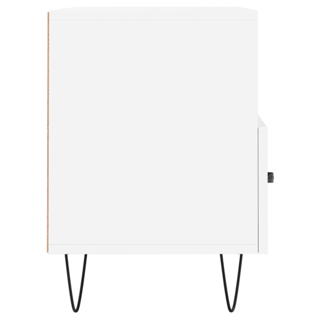 Meuble TV Blanc 80x36x50 cm Bois d'ingénierie - XIOS