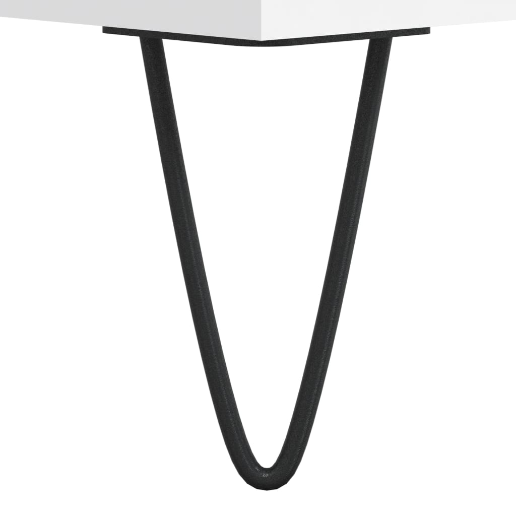 Meuble TV Blanc 80x36x50 cm Bois d'ingénierie - XIOS