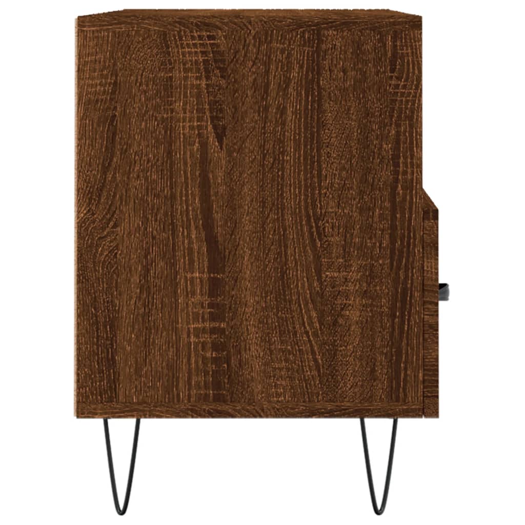 Meuble TV Chêne marron 80x36x50 cm Bois d'ingénierie - XIOS