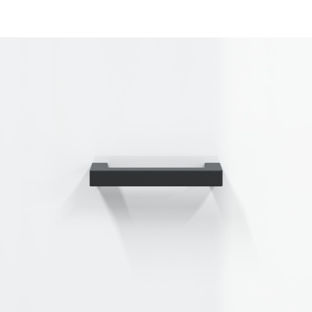 Meuble TV Blanc brillant 80x36x50 cm Bois d'ingénierie - XIOS