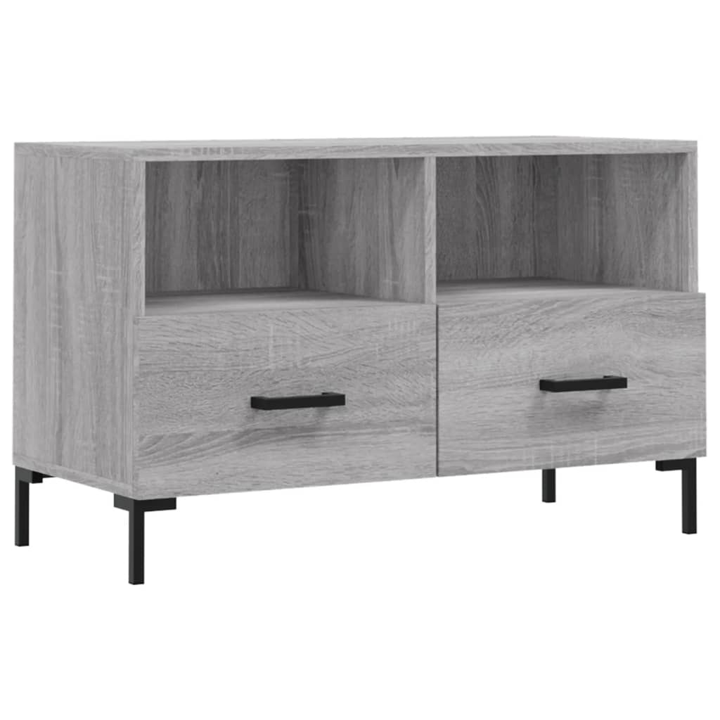 Meuble TV Sonoma gris 80x36x50 cm Bois d'ingénierie - XIOS