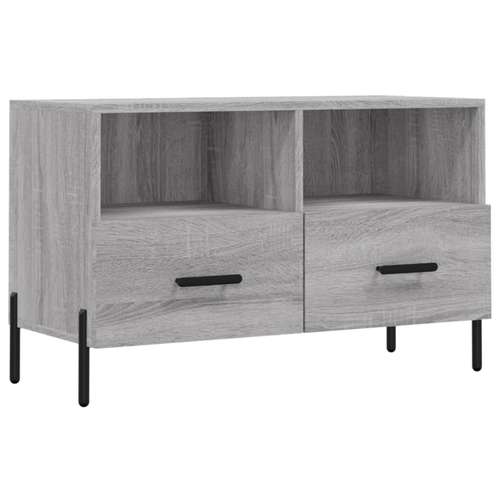 Meuble TV Sonoma gris 80x36x50 cm Bois d'ingénierie - XIOS