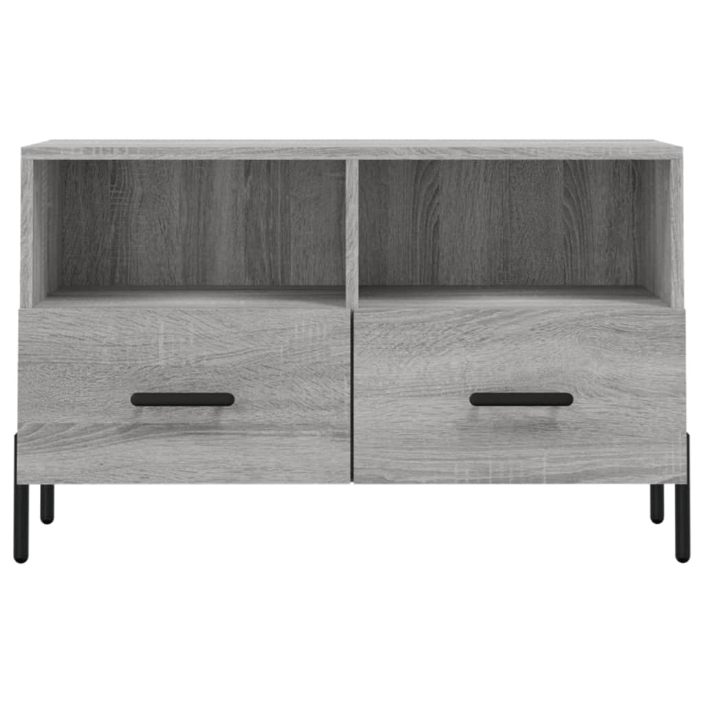Meuble TV Sonoma gris 80x36x50 cm Bois d'ingénierie - XIOS