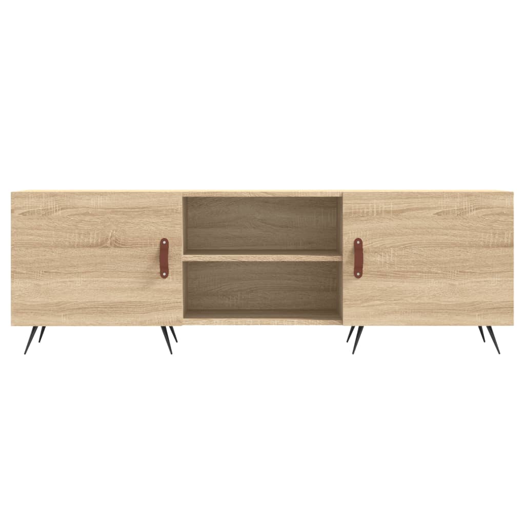 Meuble TV chêne sonoma 150x30x50 cm bois d'ingénierie - XIOS