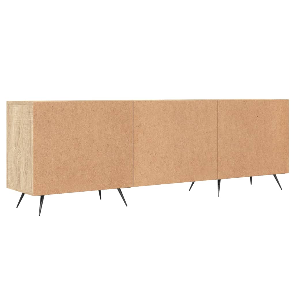 Meuble TV chêne sonoma 150x30x50 cm bois d'ingénierie - XIOS
