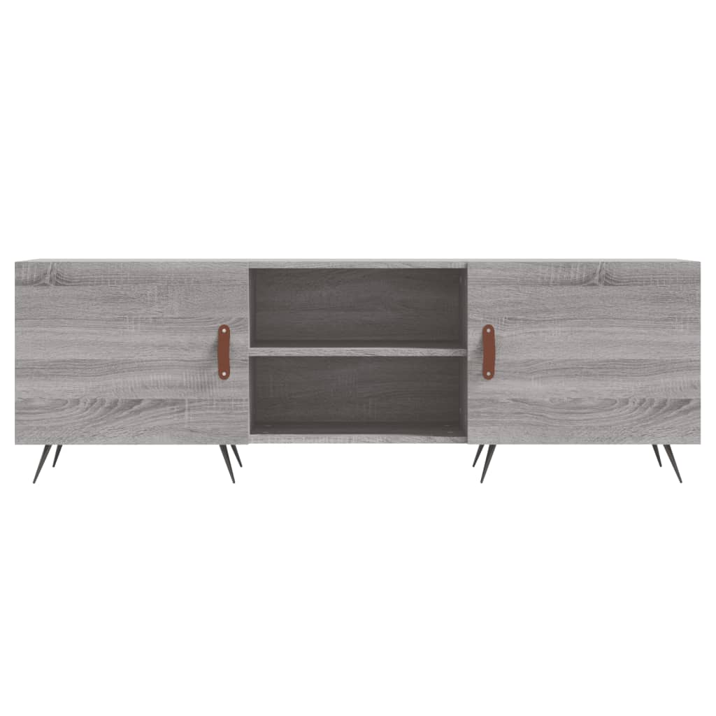 Meuble TV sonoma gris 150x30x50 cm bois d'ingénierie - XIOS