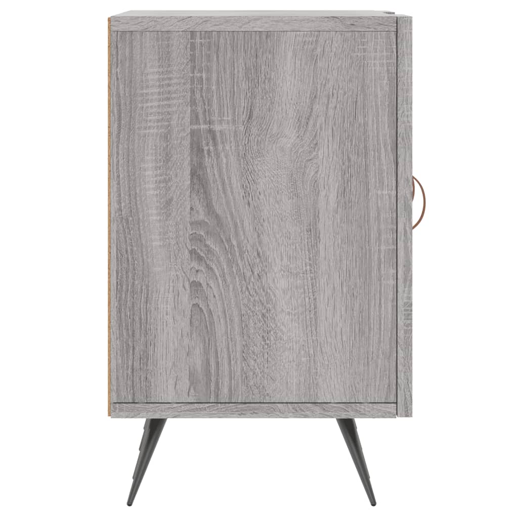 Meuble TV sonoma gris 150x30x50 cm bois d'ingénierie - XIOS