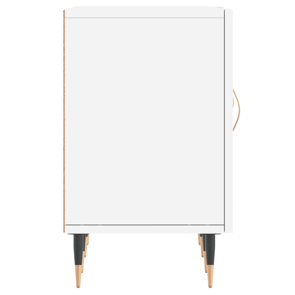 Meuble TV blanc 150x30x50 cm bois d'ingénierie - XIOS