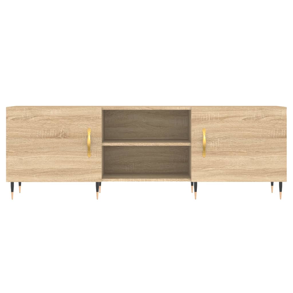 Meuble TV chêne sonoma 150x30x50 cm bois d'ingénierie - XIOS