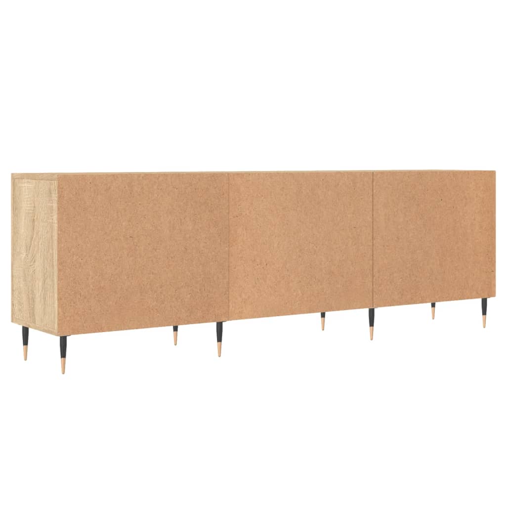 Meuble TV chêne sonoma 150x30x50 cm bois d'ingénierie - XIOS