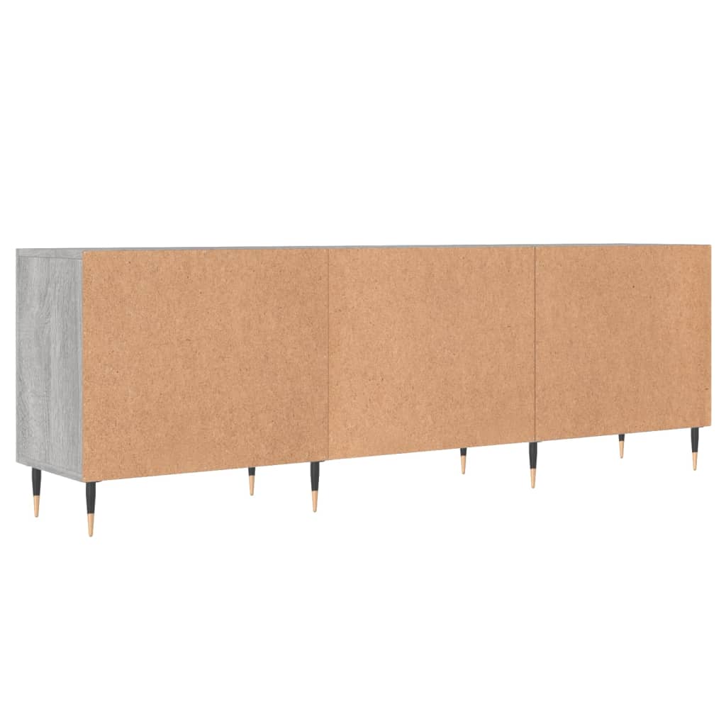 Meuble TV sonoma gris 150x30x50 cm bois d'ingénierie - XIOS