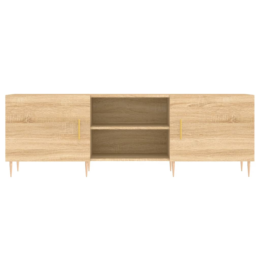 Meuble TV chêne sonoma 150x30x50 cm bois d'ingénierie - XIOS