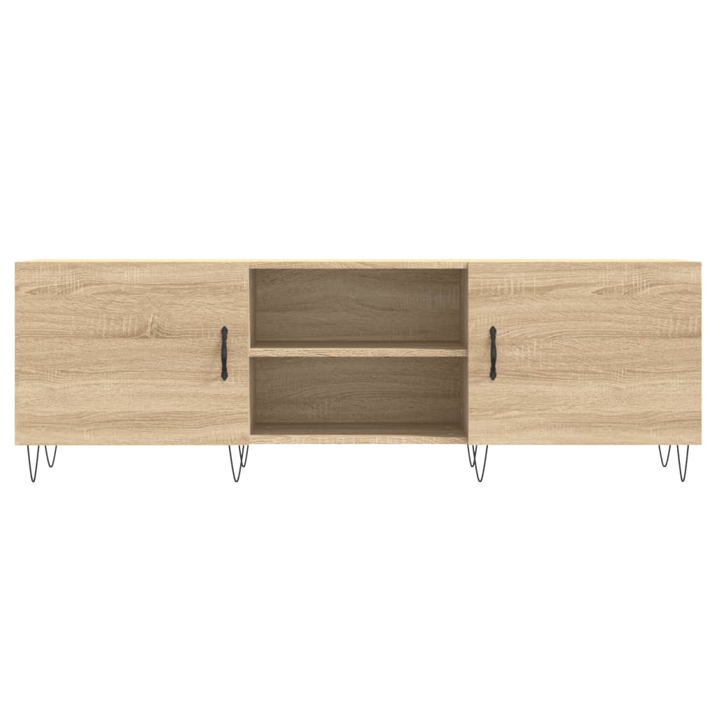 Meuble TV chêne sonoma 150x30x50 cm bois d'ingénierie - XIOS