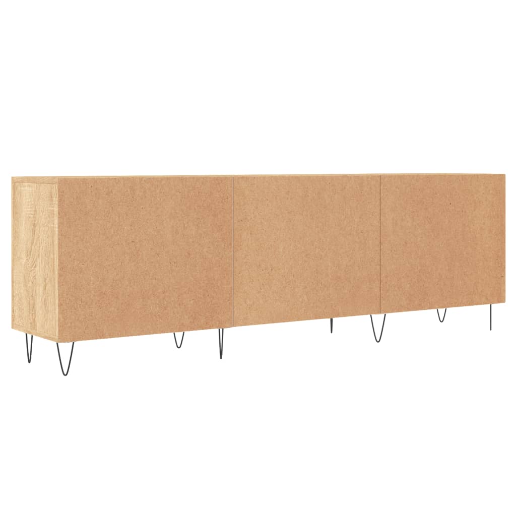 Meuble TV chêne sonoma 150x30x50 cm bois d'ingénierie - XIOS