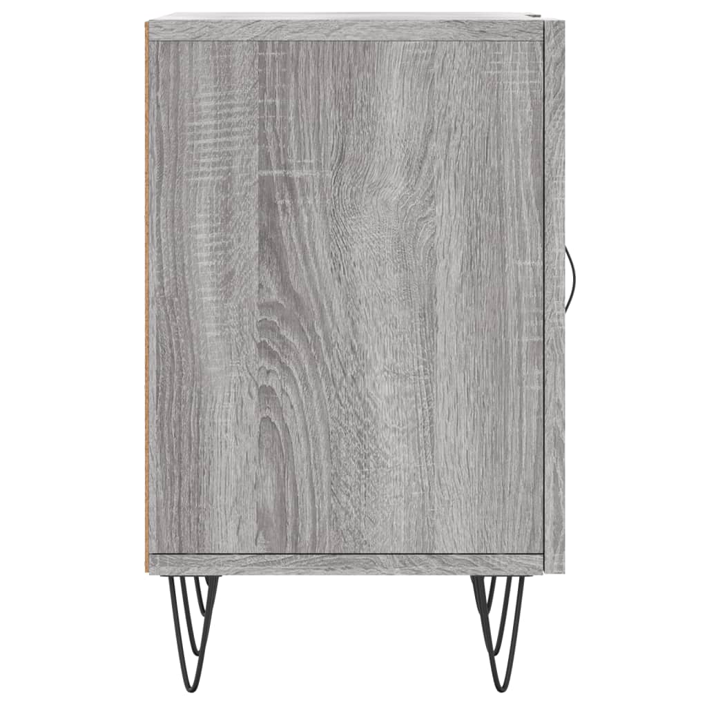 Meuble TV sonoma gris 150x30x50 cm bois d'ingénierie - XIOS