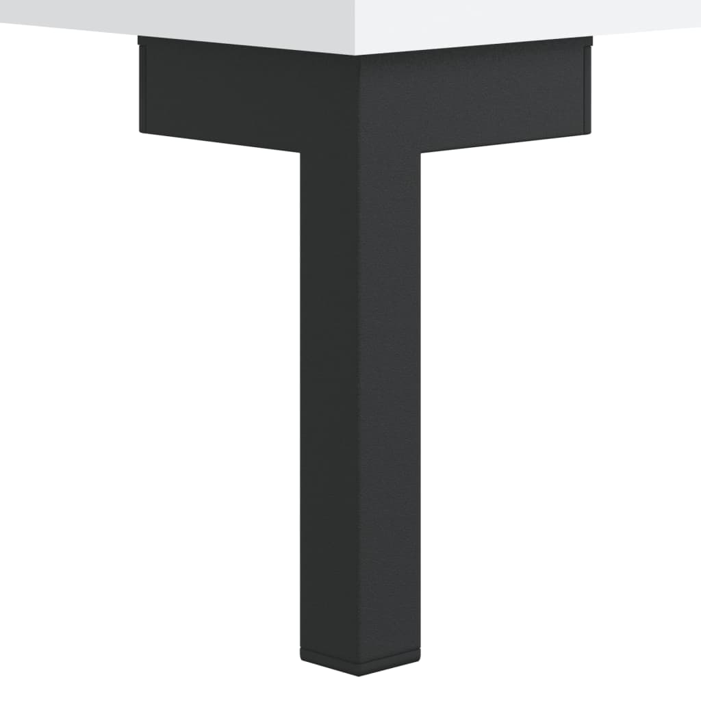Meuble TV blanc 150x30x50 cm bois d'ingénierie - XIOS