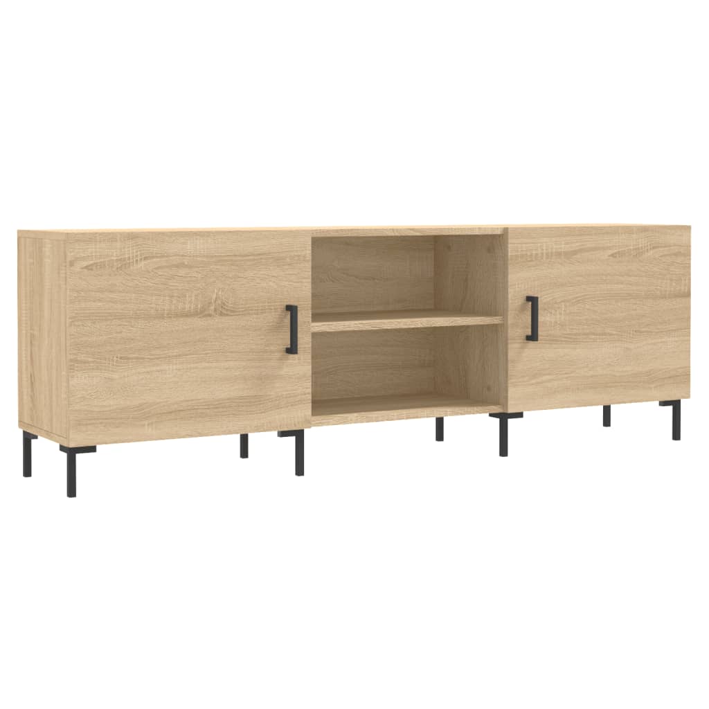 Meuble TV chêne sonoma 150x30x50 cm bois d'ingénierie - XIOS