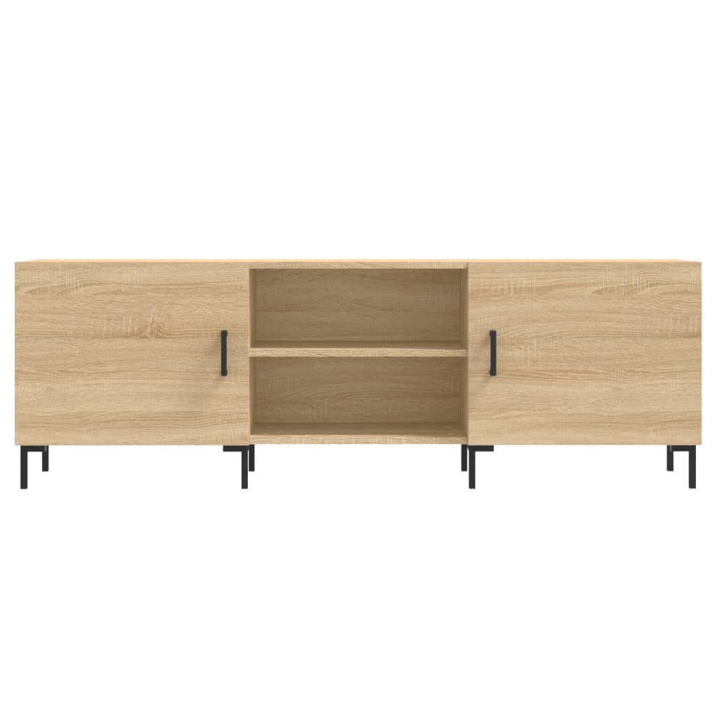 Meuble TV chêne sonoma 150x30x50 cm bois d'ingénierie - XIOS