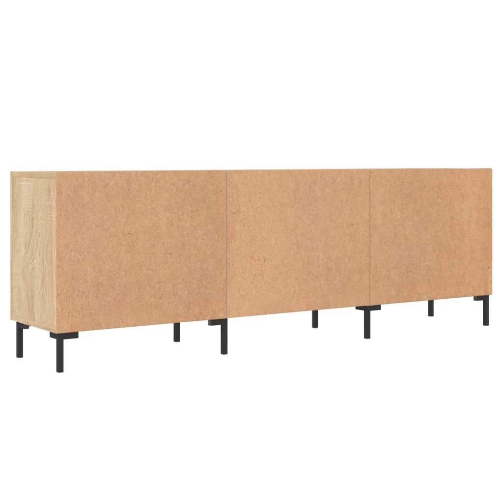 Meuble TV chêne sonoma 150x30x50 cm bois d'ingénierie - XIOS