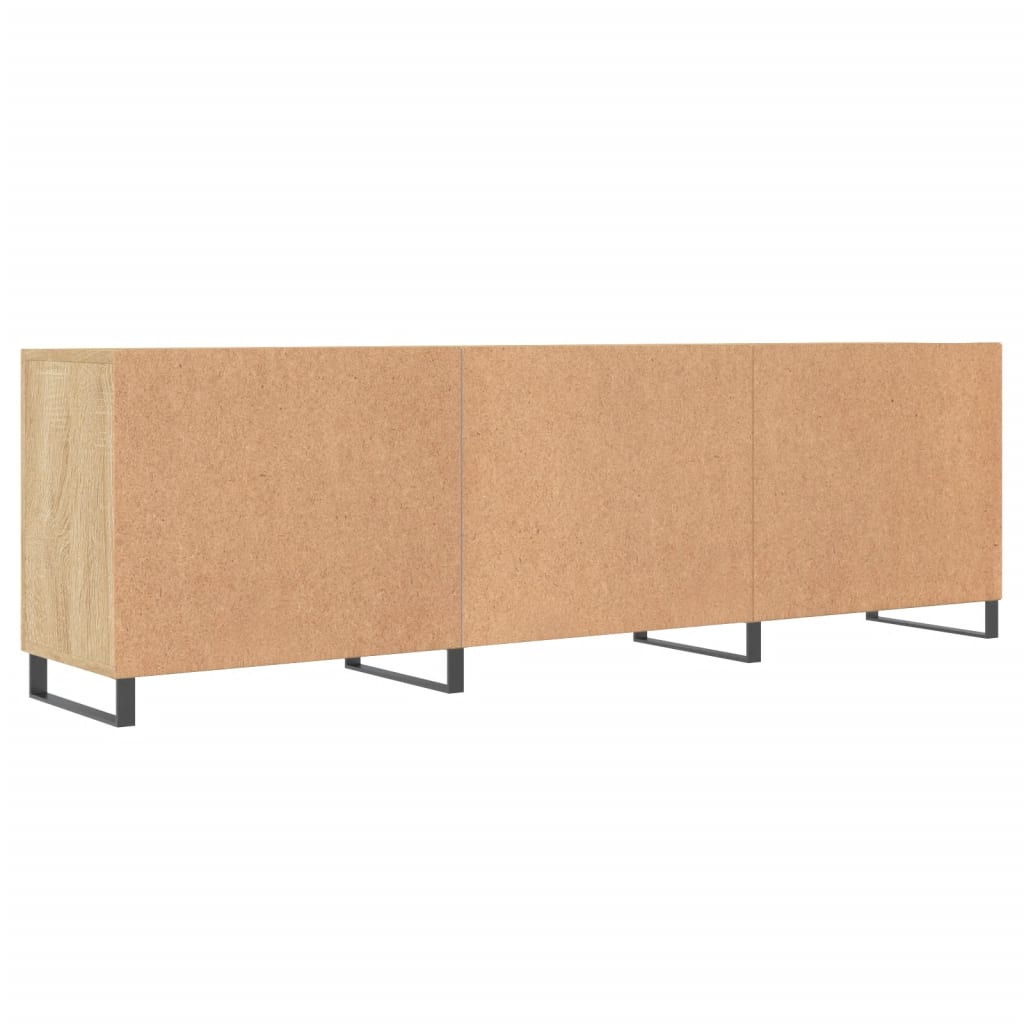 Meuble TV chêne sonoma 150x30x50 cm bois d'ingénierie - XIOS