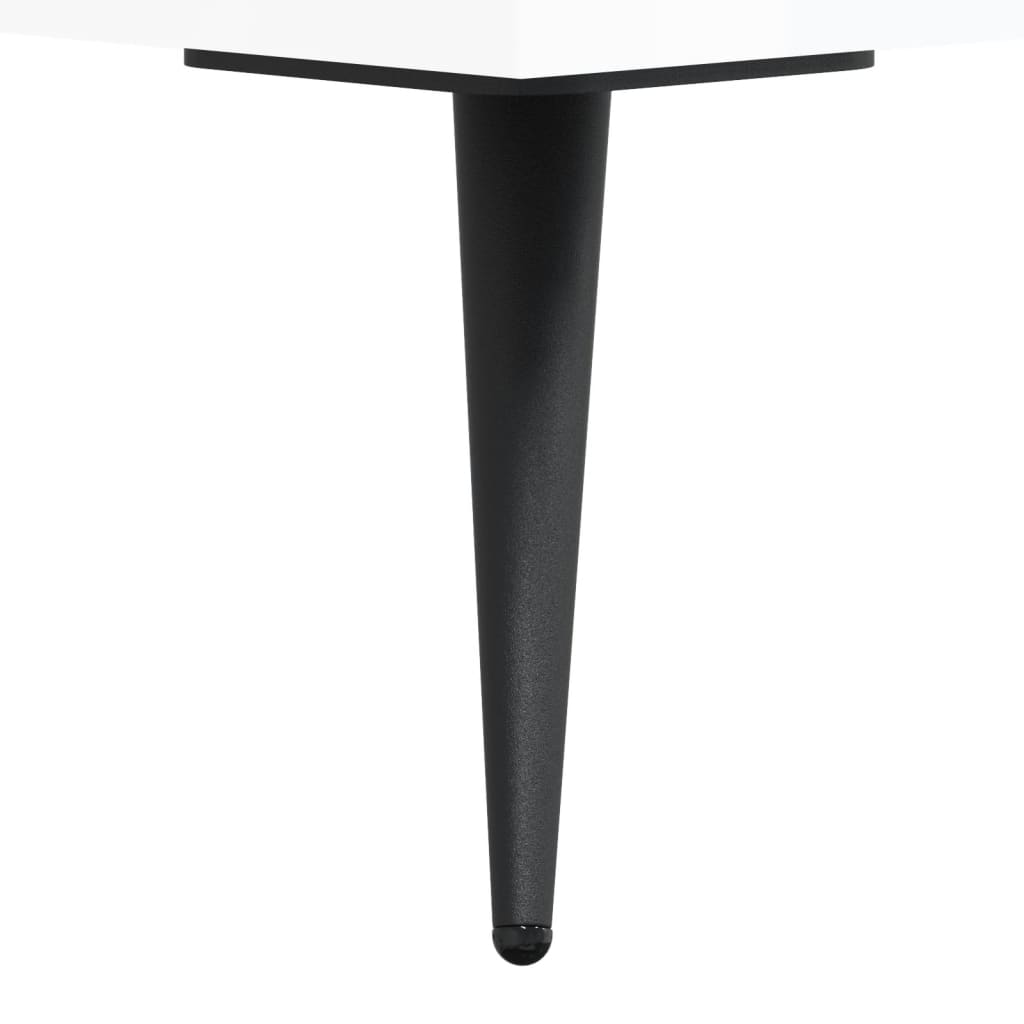 Table basse Blanc brillant 102x50x40 cm Bois d'ingénierie - XIOS