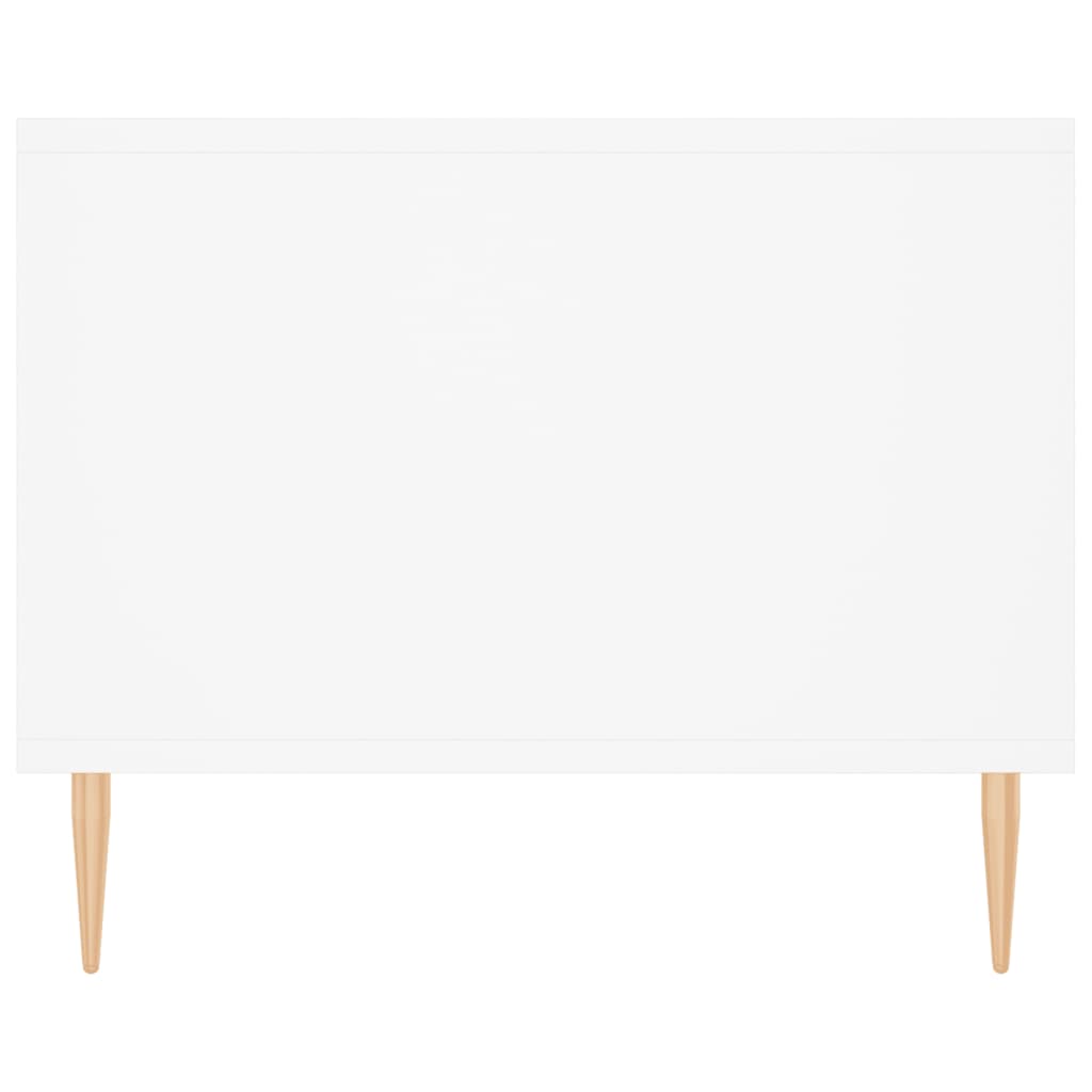 Table basse blanc 102x50x40 cm bois d'ingénierie - XIOS