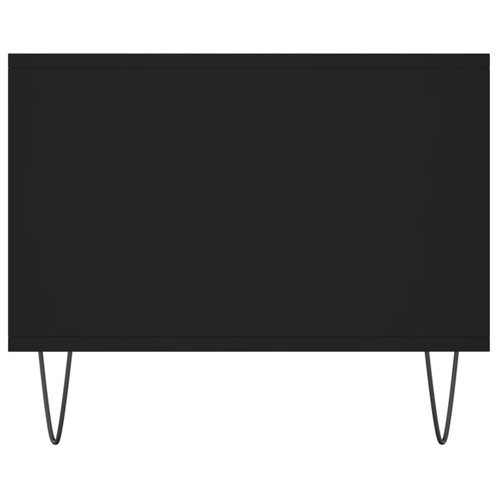 Table basse noir 102x50x40 cm bois d'ingénierie - XIOS