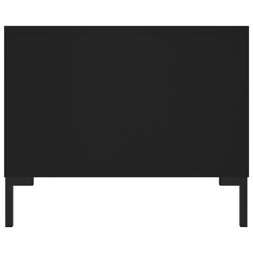 Table basse noir 102x50x40 cm bois d'ingénierie - XIOS