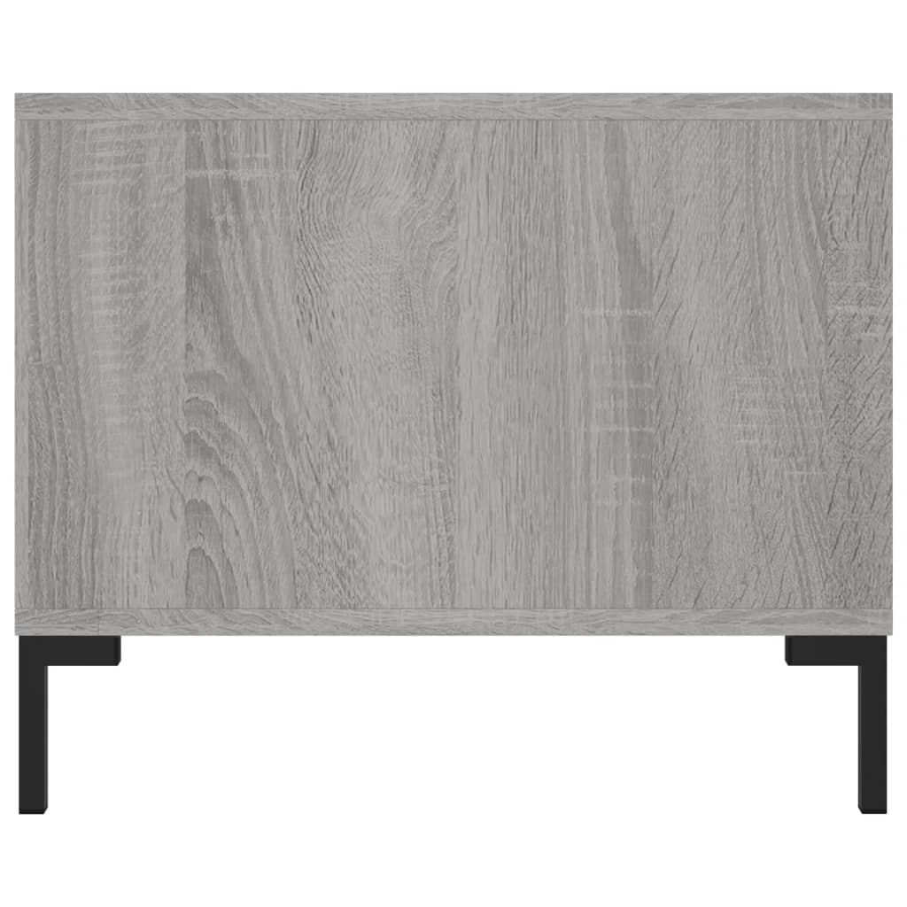 Table basse sonoma gris 102x50x40 cm bois d'ingénierie - XIOS
