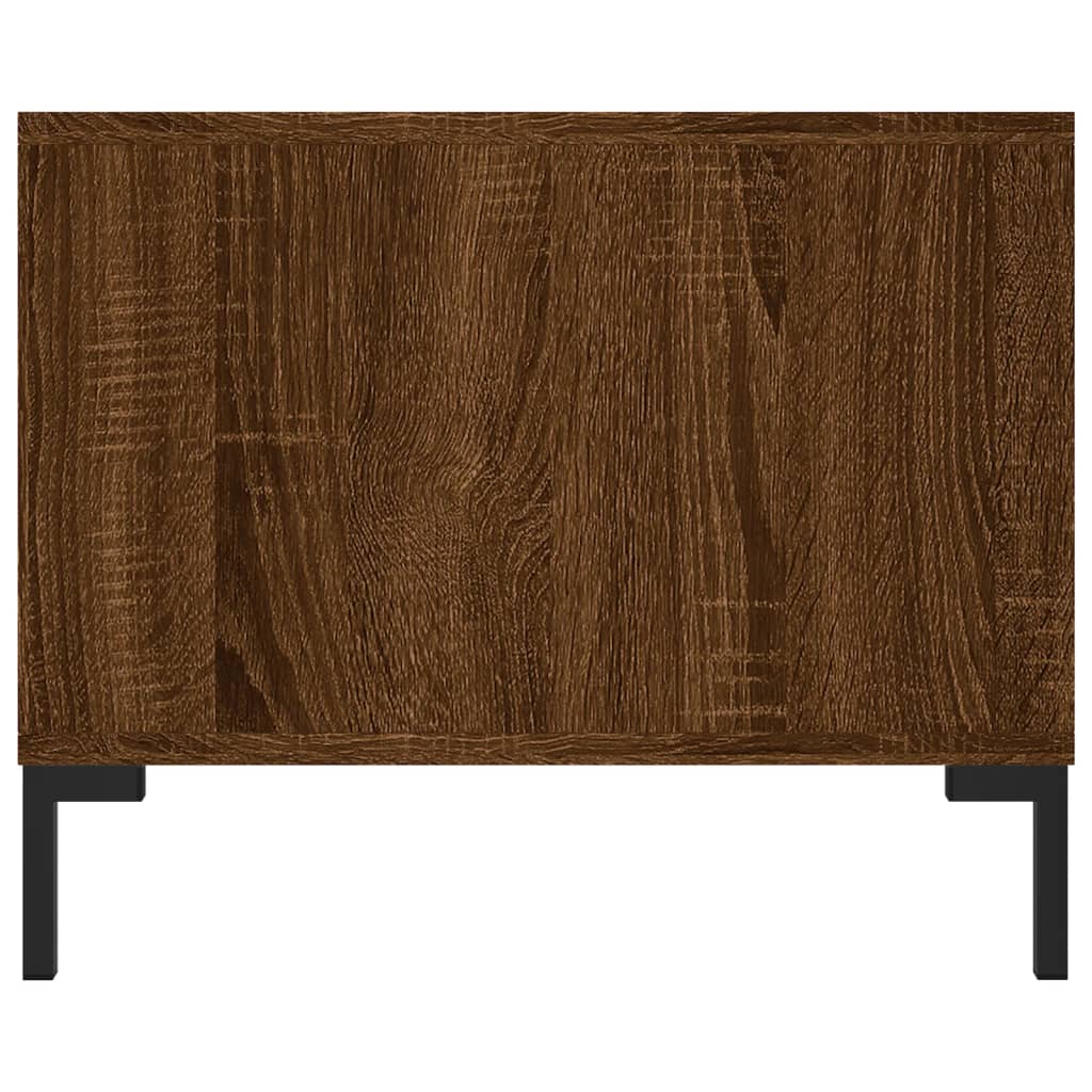 Table basse chêne marron 102x50x40 cm bois d'ingénierie - XIOS