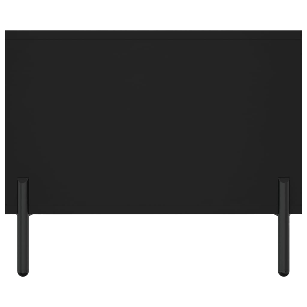 Table basse noir 102x50x40 cm bois d'ingénierie - XIOS
