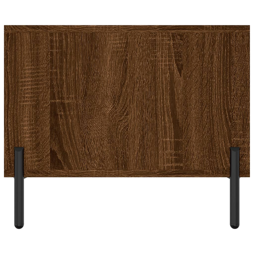 Table basse chêne marron 102x50x40 cm bois d'ingénierie - XIOS