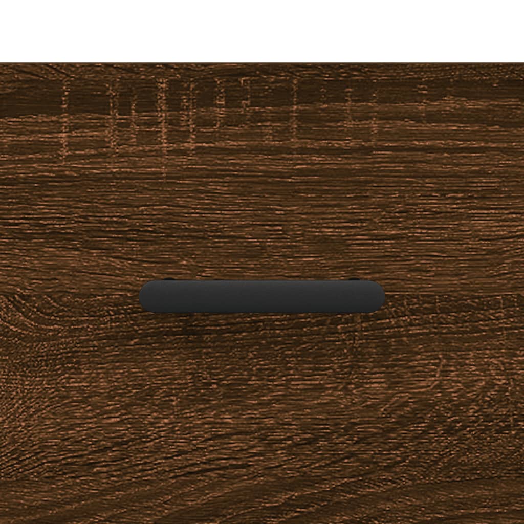 Table basse chêne marron 102x50x40 cm bois d'ingénierie - XIOS