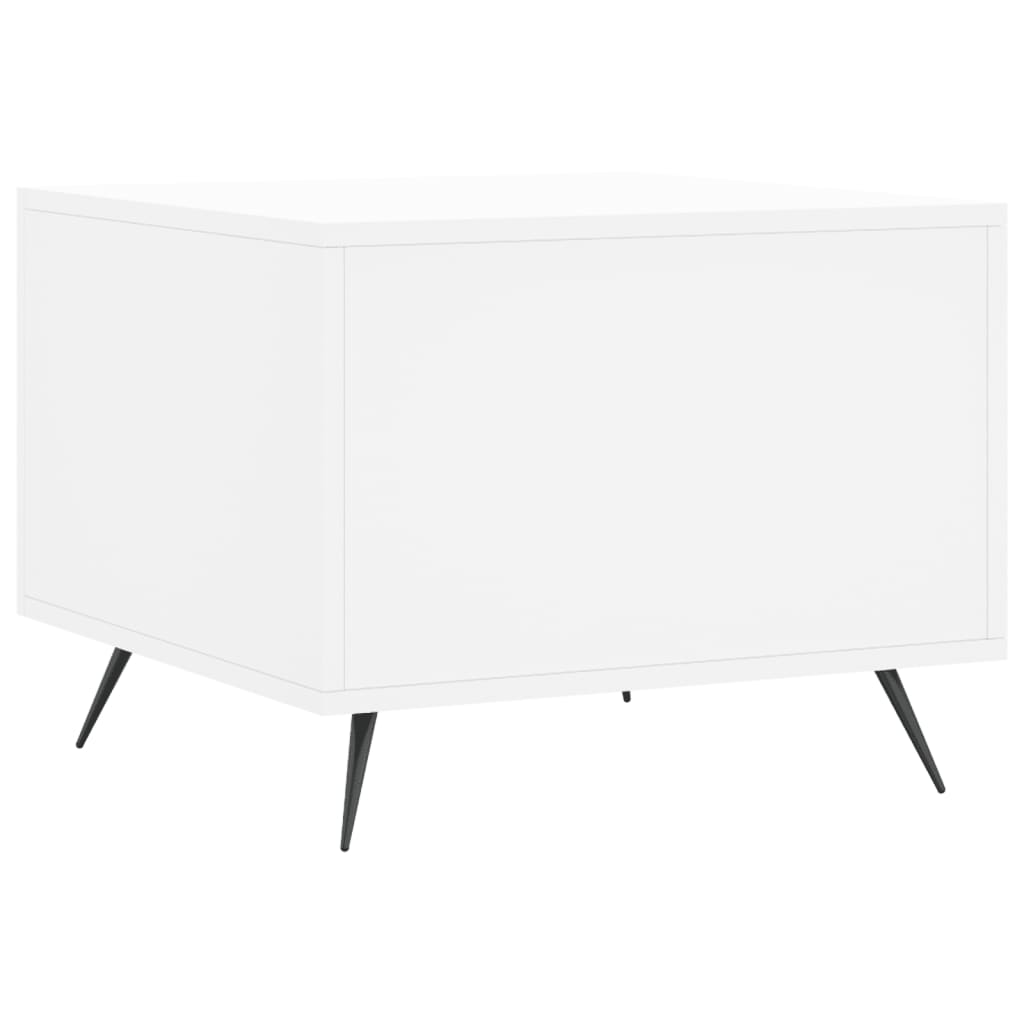 Tables basses 2 pcs blanc 50x50x40 cm bois d'ingénierie - XIOS