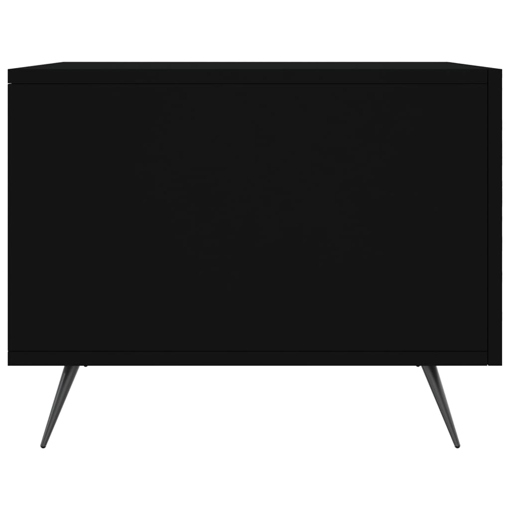 Table basse Noir 50x50x40 cm Bois d'ingénierie - XIOS