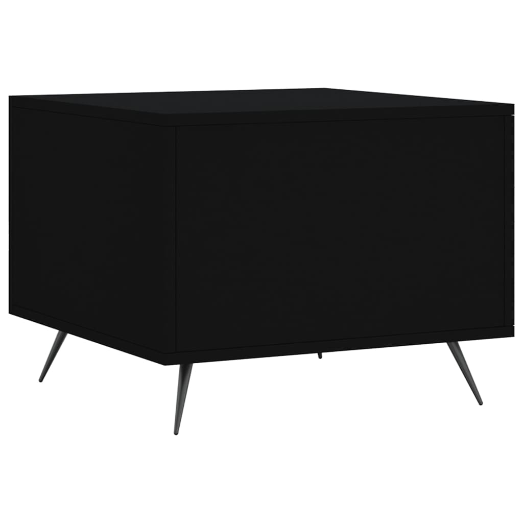 Table basse Noir 50x50x40 cm Bois d'ingénierie - XIOS