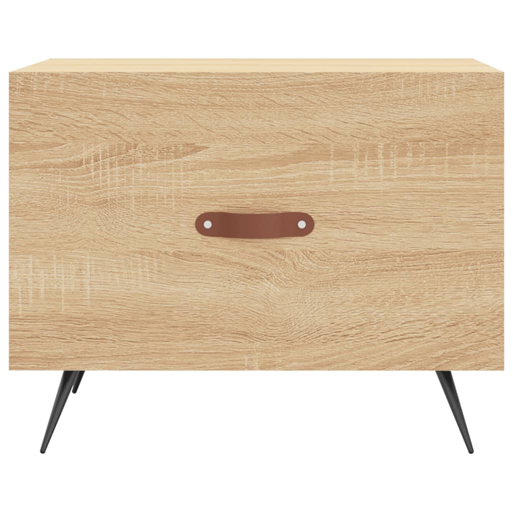 Table basse Chêne sonoma 50x50x40 cm Bois d'ingénierie - XIOS