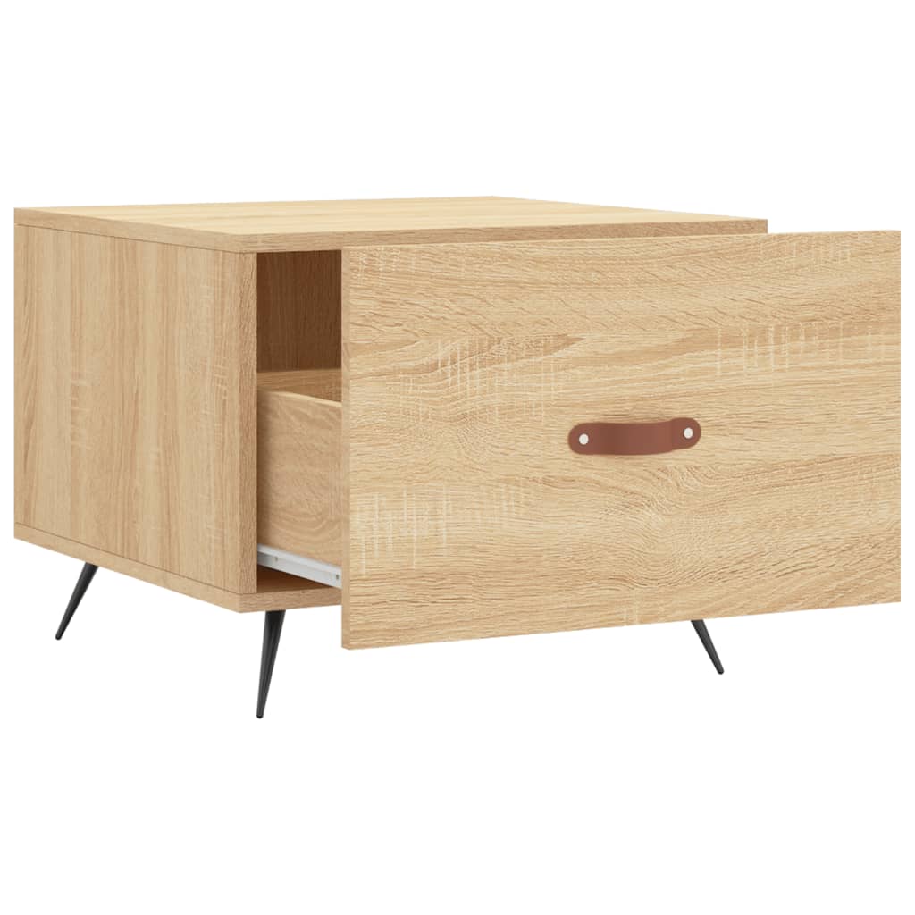 Table basse Chêne sonoma 50x50x40 cm Bois d'ingénierie - XIOS