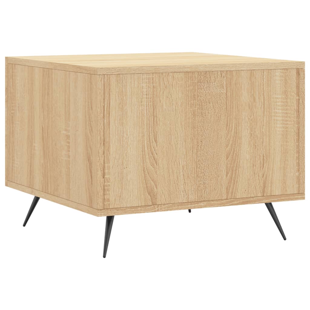 Table basse Chêne sonoma 50x50x40 cm Bois d'ingénierie - XIOS