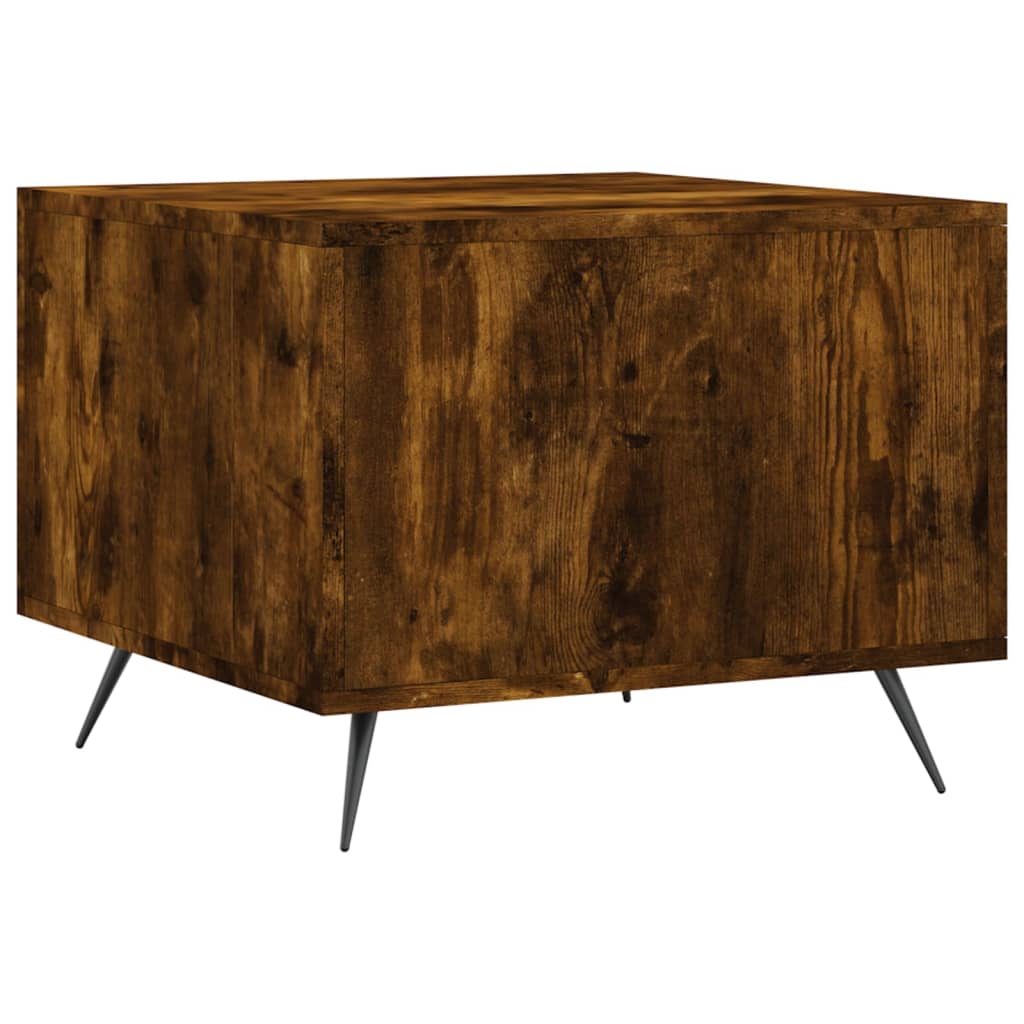 Tables basses 2 pcs chêne fumé 50x50x40 cm bois d'ingénierie - XIOS