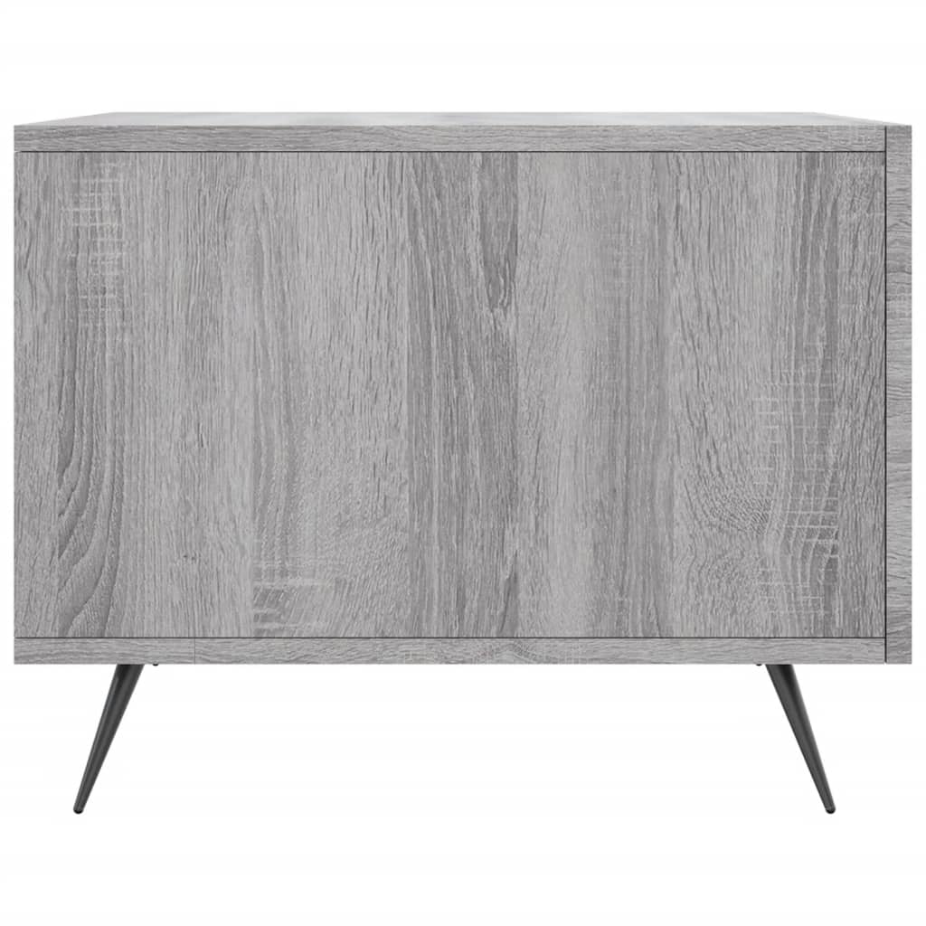 Table basse Sonoma gris 50x50x40 cm Bois d'ingénierie - XIOS