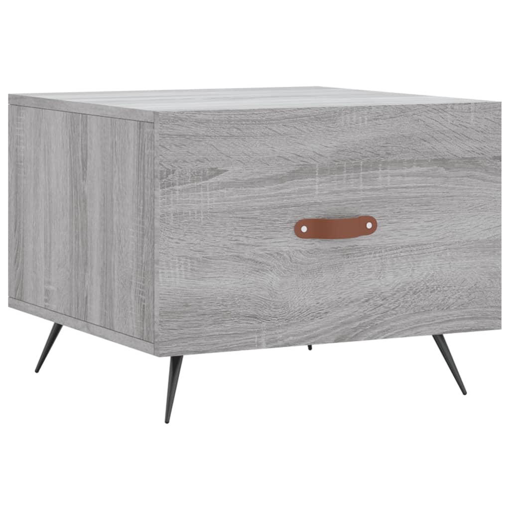 Tables basses 2 pcs sonoma gris 50x50x40 cm bois d'ingénierie - XIOS
