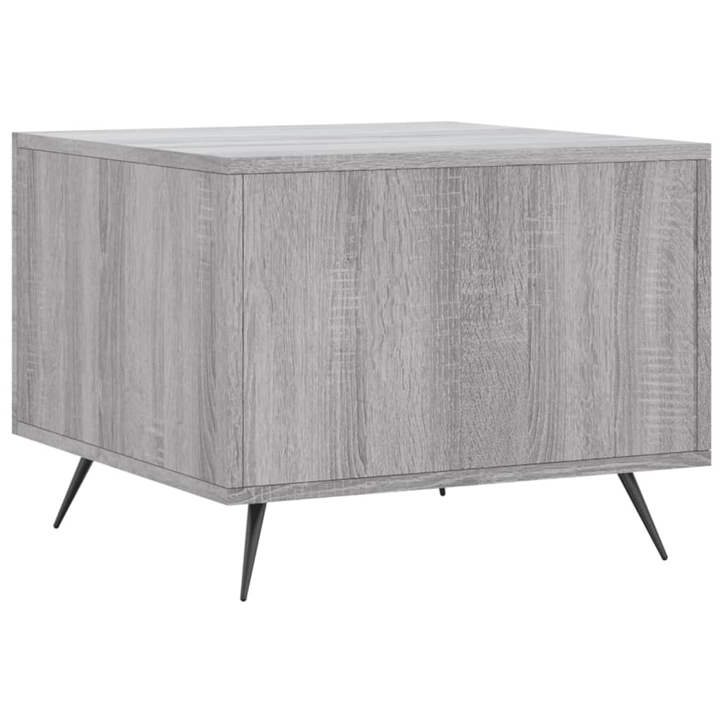 Tables basses 2 pcs sonoma gris 50x50x40 cm bois d'ingénierie - XIOS