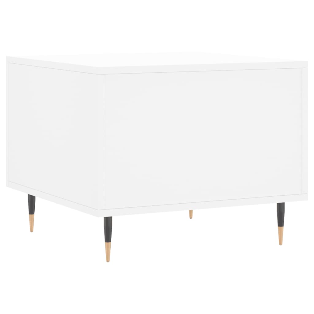 Tables basses 2 pcs blanc 50x50x40 cm bois d'ingénierie - XIOS