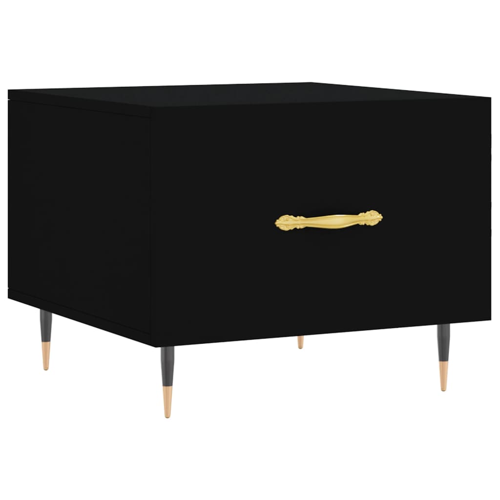 Table basse Noir 50x50x40 cm Bois d'ingénierie Tables basses vidaXL