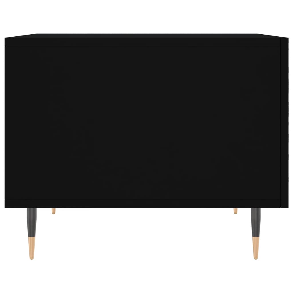 Table basse Noir 50x50x40 cm Bois d'ingénierie Tables basses vidaXL