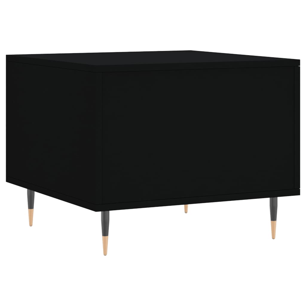 Table basse Noir 50x50x40 cm Bois d'ingénierie Tables basses vidaXL