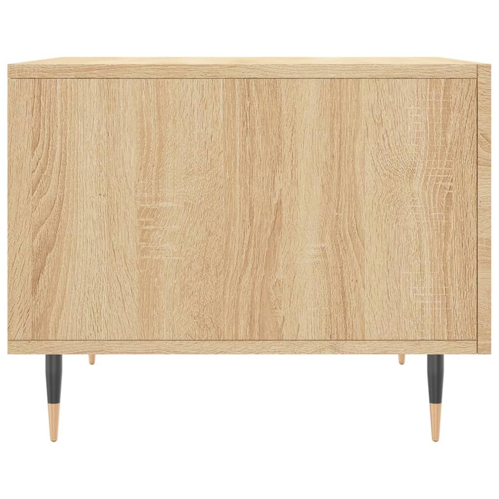 Tables basses 2 pcs chêne sonoma 50x50x40 cm bois d'ingénierie - XIOS
